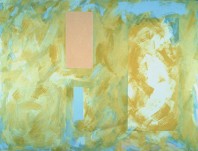 Persephone Spring, an abstract painting in acrylic on view in the Rachel Clark abstract art gallery - abstract art to buy