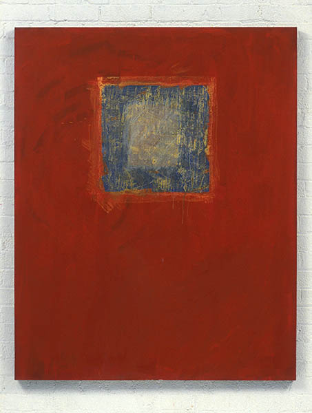 Sinai (triptych), an abstract painting from the series Testament on view in the Rachel Clark abstract art online gallery